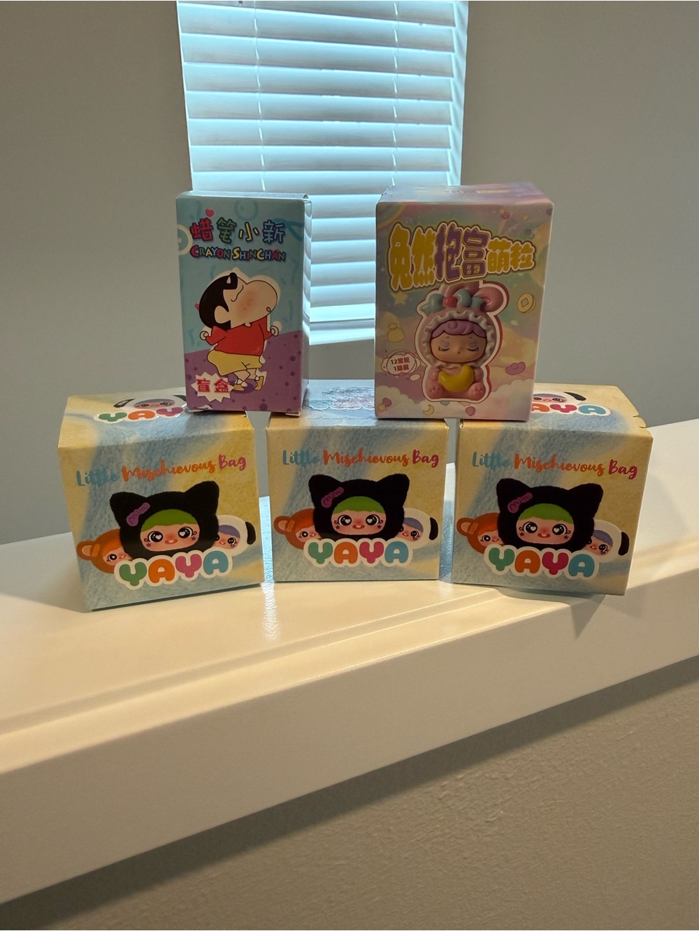 5 unopened Blind Boxes including YAYAs